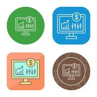 Stock Market Vector Icon