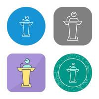 Elected Candidate Vector Icon