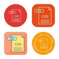 icono de vector de css