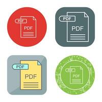 PDF Vector Icon