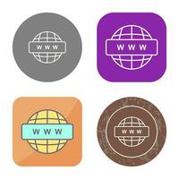 World Wide Web Vector Icon