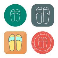 Slippers Vector Icon