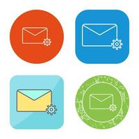 Message Settings Vector Icon