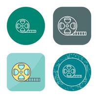 Film Reel Vector Icon