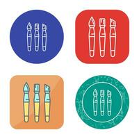 Brushes Vector Icon