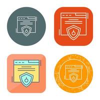 Web Security Vector Icon