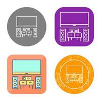 Home Theater Vector Icon