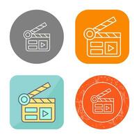 Clapper Board Vector Icon