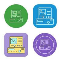 Electrocardiogram Vector Icon