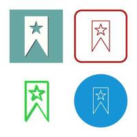 Unique Bookmarking Services Vector Icon