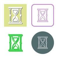 icono de vector de reloj de arena