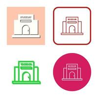 Museum Building Vector Icon