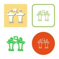 Debate Vector Icon