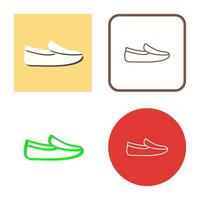 Men's Loafers Vector Icon