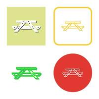 Picnic of Table Vector Icon