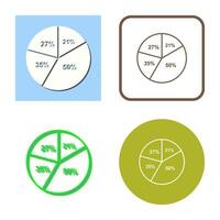 Pie Chart Vector Icon