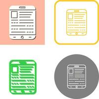 Ebook Vector Icon