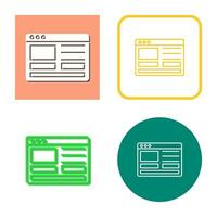 Web Design Vector Icon