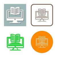 Digital Learning Vector Icon