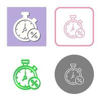 Timer Vector Icon