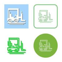 Forklift Vector Icon