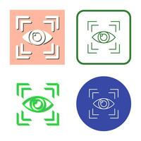 Eye Scan Vector Icon