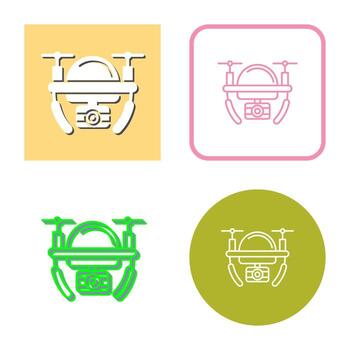 Camera Drone Vector Icon