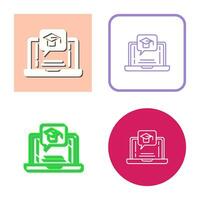 E Learning Vector Icon