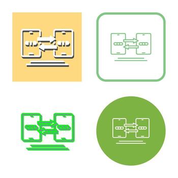 Data Synchronization Vector Icon