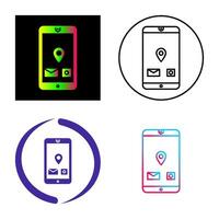 Unique Mobile Applications Vector Icon