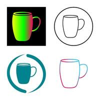 icono de vector de taza