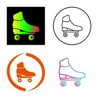 patines, vector, icono vector