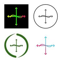 Unique Graph Vector Icon