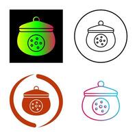 Cookie Jar Vector Icon