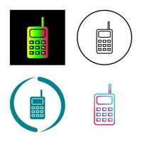 icono de vector de walkie talkie único