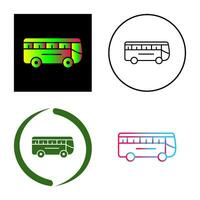 icono de vector de bus