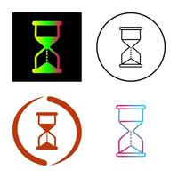 icono de vector de reloj de arena