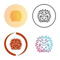 Hedgehog Vector Icon