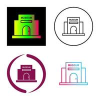 Museum Building Vector Icon