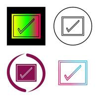 Checkbox Vector Icon