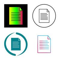 Sheet Vector Icon