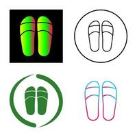 Slippers Vector Icon