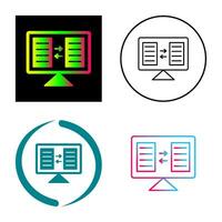 File Sharing Vector Icon