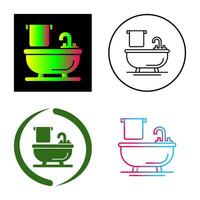 Bathtub Vector Icon