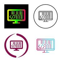 Coding Vector Icon