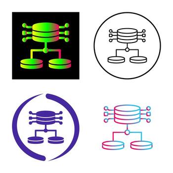 Structured Data Vector Icon
