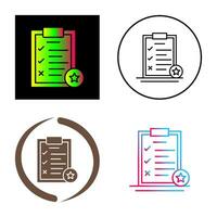 Task List Vector Icon