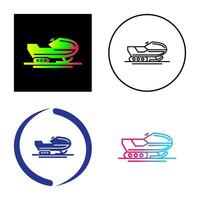 Snowmobile Vector Icon