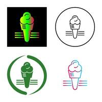 icono de vector de helado