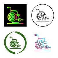 Wheel Chair Vector Icon